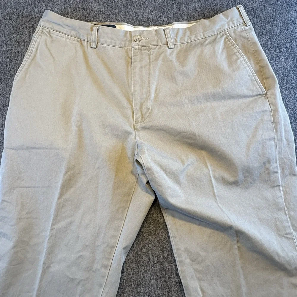 VTG Polo Ralph Lauren Preston Pant Khakis Mens 38X30 Fits 36x27‎ Classic Chino
